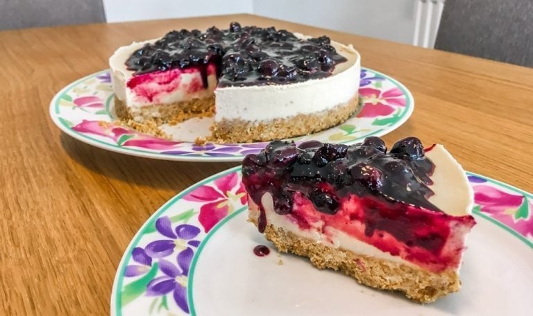 Vegan Classic Blueberry Cheesecake Recipe