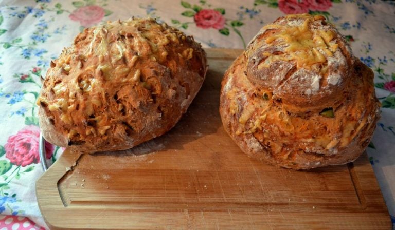 Easy Home Baked Olive and Tomato Specialty Bread