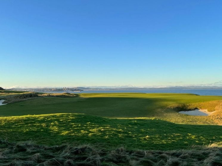 golf course and the sea