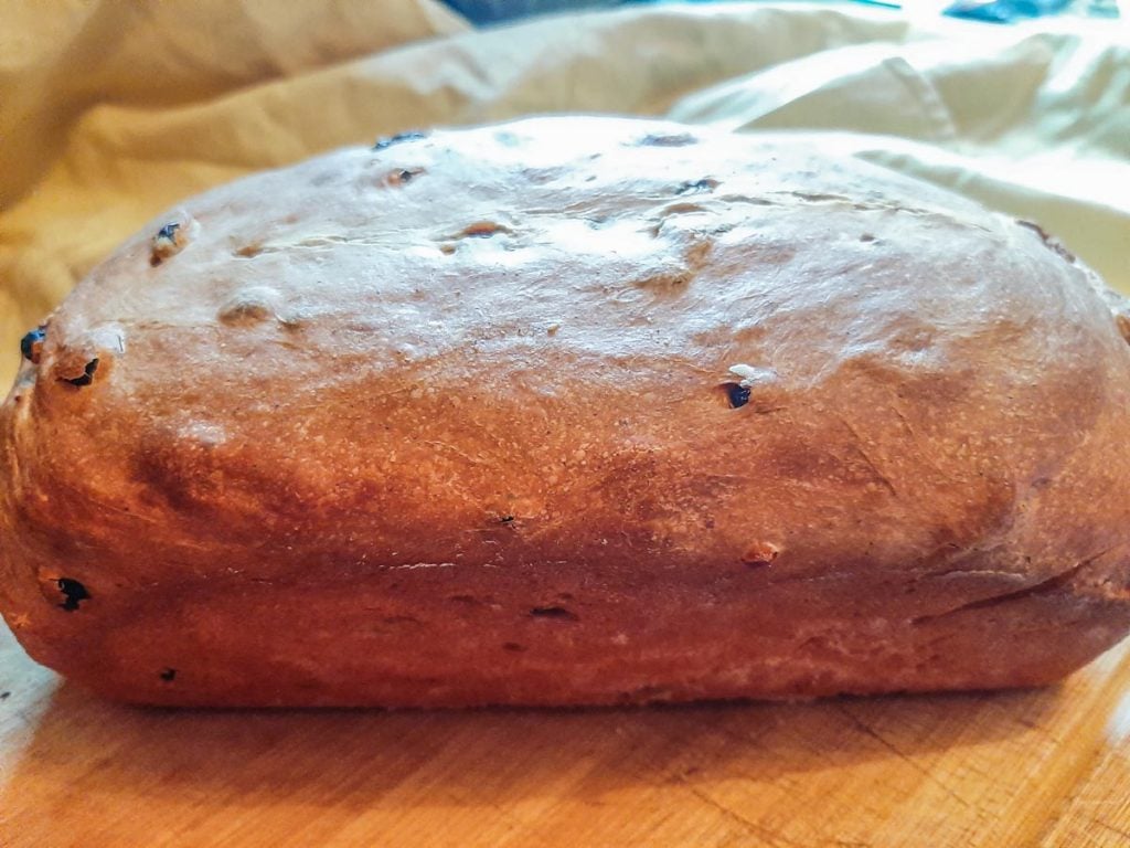 A fruited vegan bread recipe