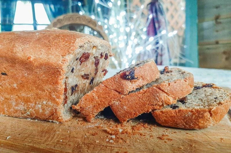 Spiced Vegan Fruit Bread Recipe