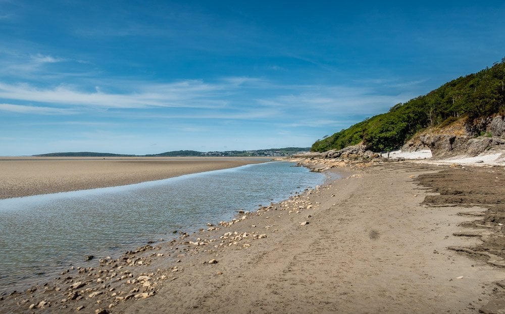 beach walk arnside