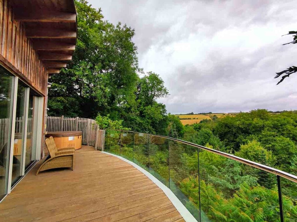 Balcony at tree top escape