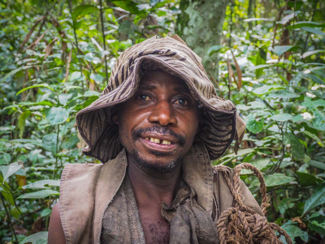 Batwa Pygmy man