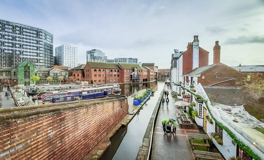 canal path at birmingham