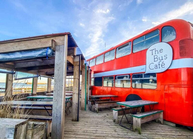 Breakfast At The Bus Cafe In Margate