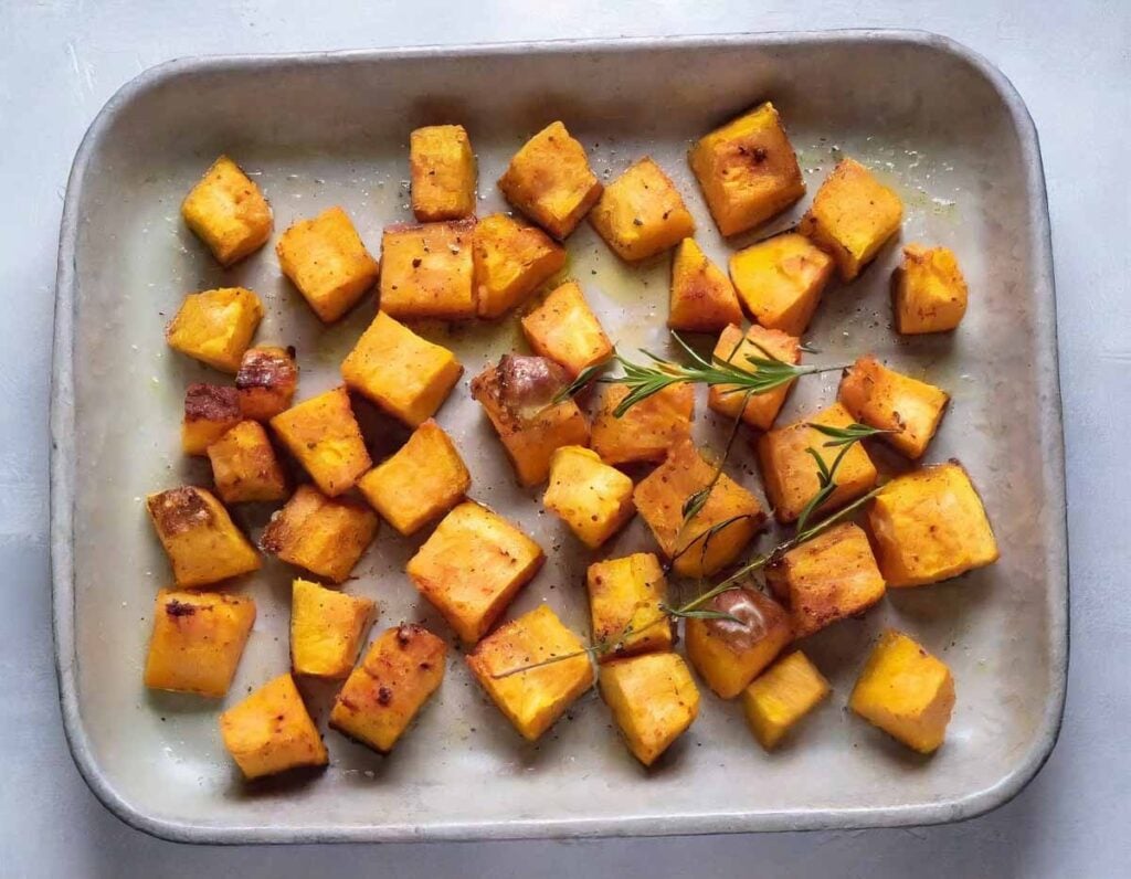 butternut squash from the oven