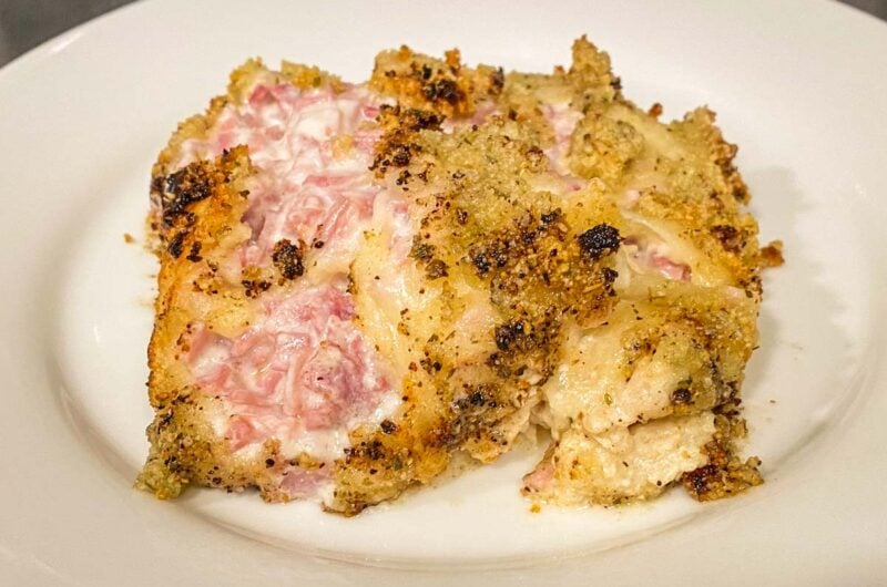 Keto Chicken Cordon Bleu Casserole