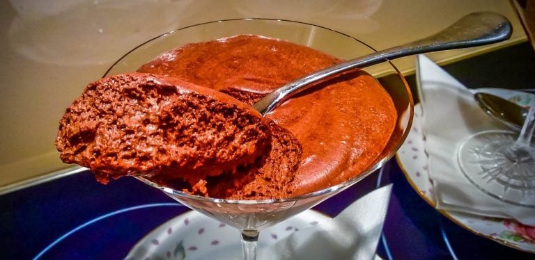 Dark Chocolate Mousse with Salted Caramel