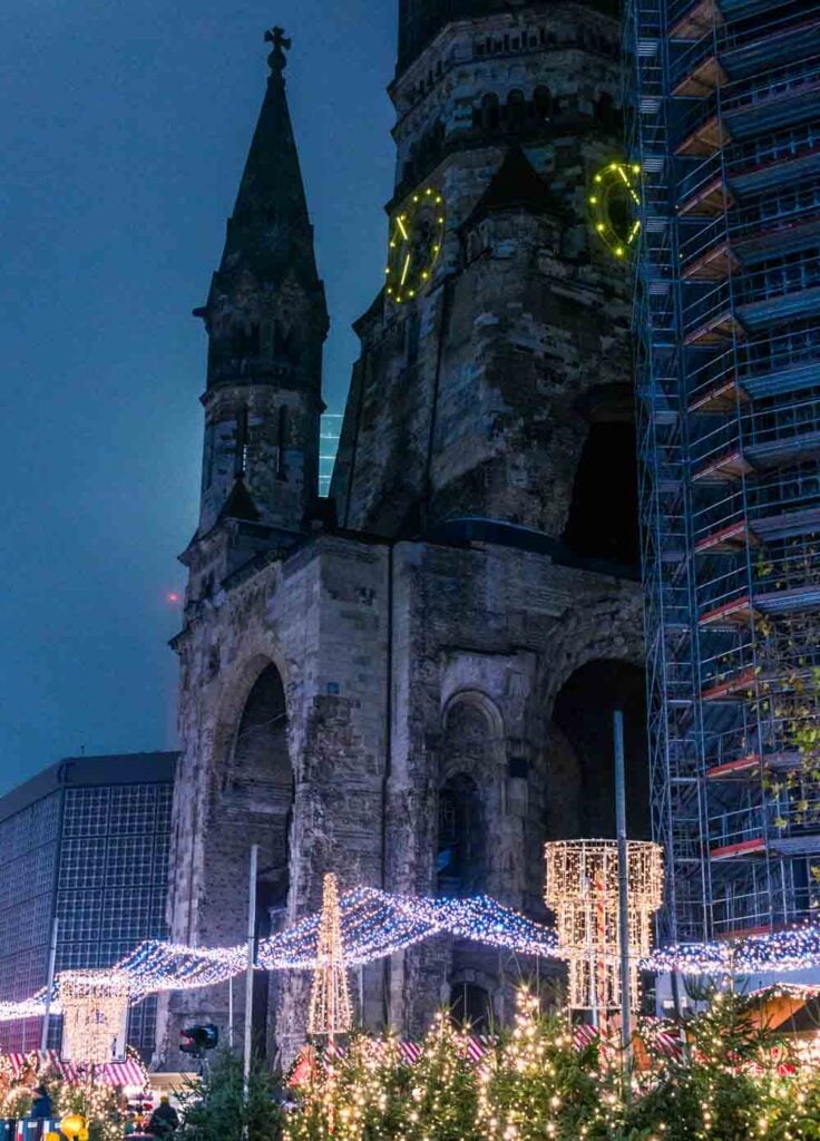 Berlin Christmas market at the Memorial Church