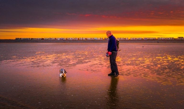 Cleveleys & Rossall Beach, Sunrise & Sunset Dog Walks