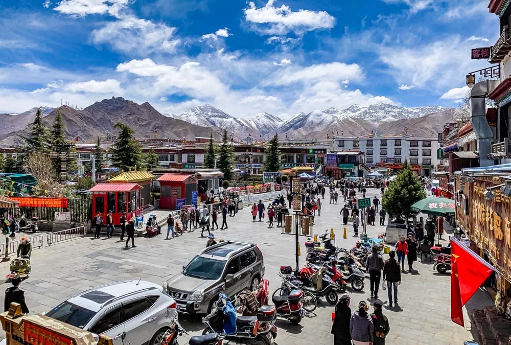 downtown Lhasa