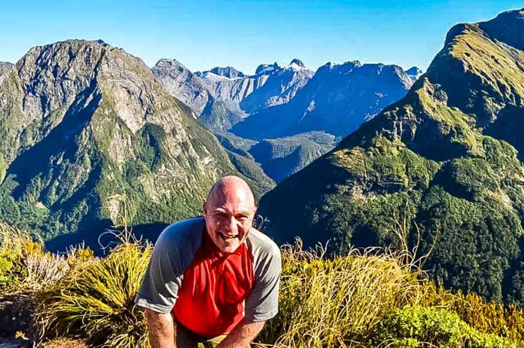 Paul Steele on Milford Track new zealand