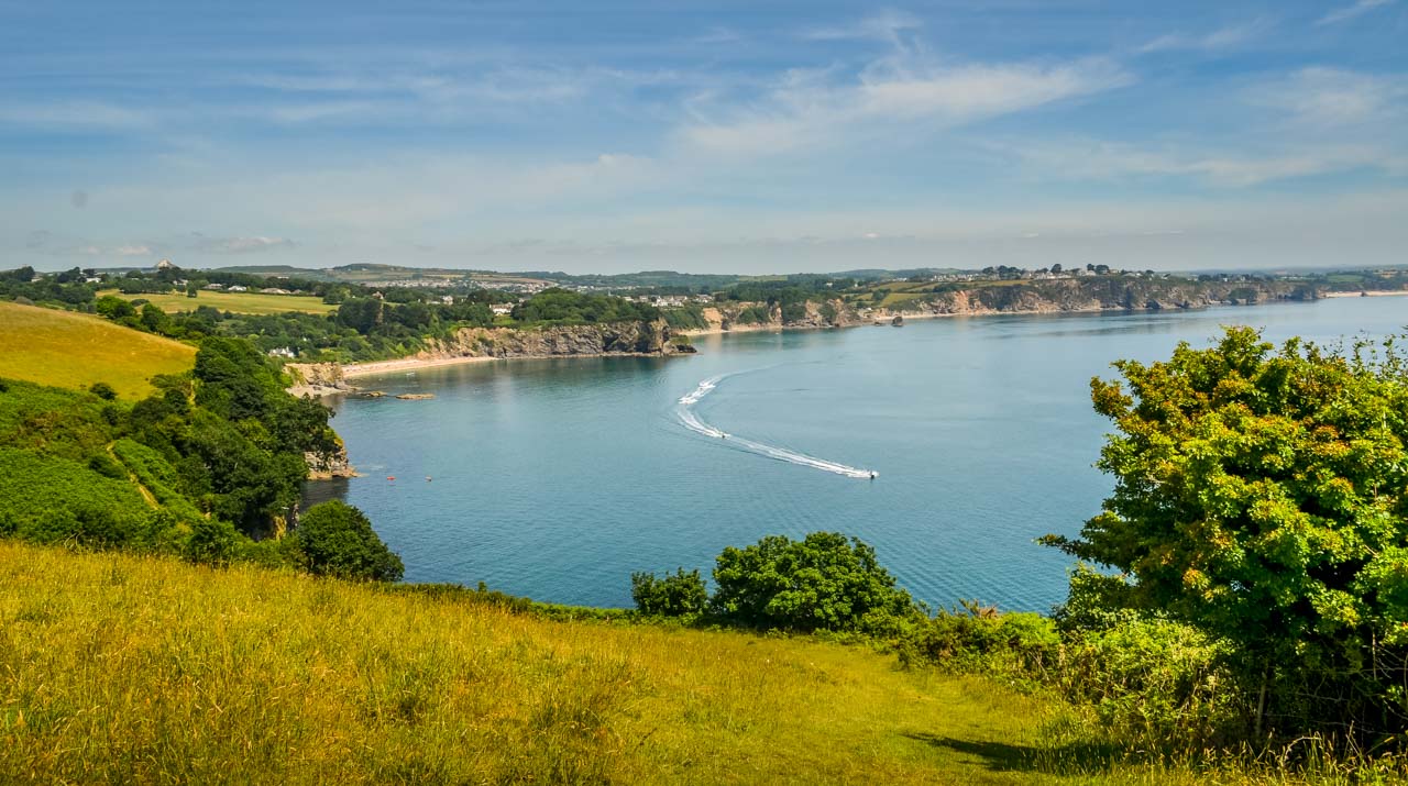 cornwall coast walk view