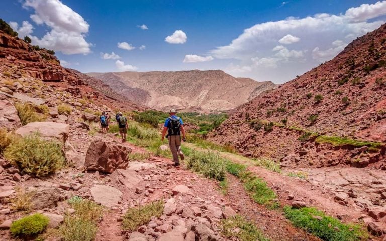 Trekking in the High Atlas, Morocco