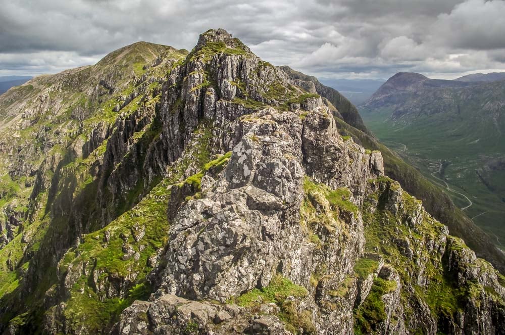 climb on the ridge