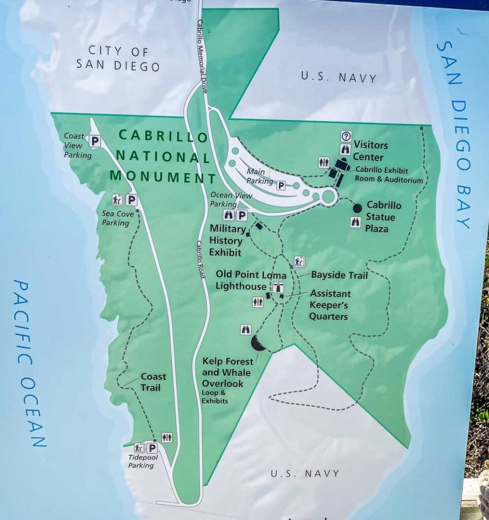 entire cabrillo map