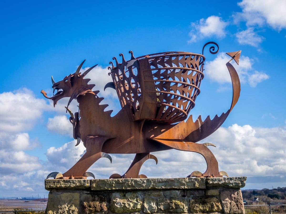 welsh dragon Jubilee Beacons