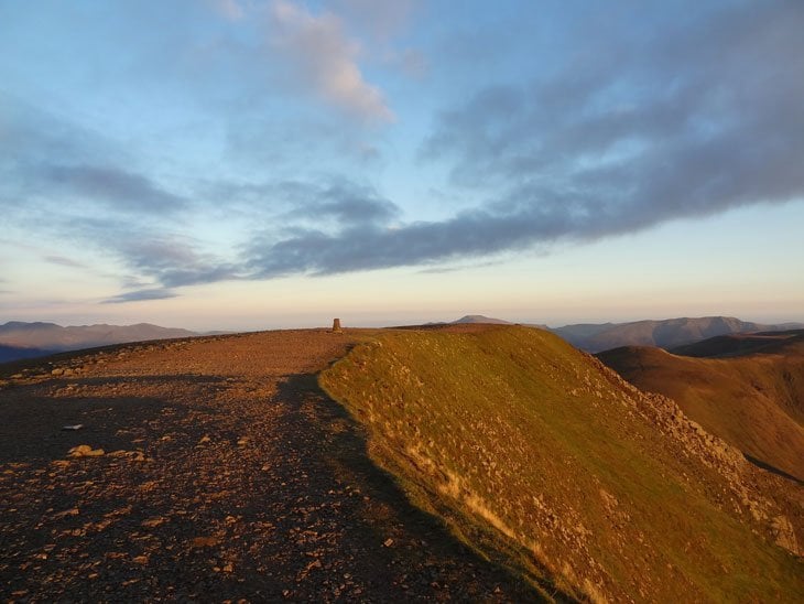 the summit at dawn