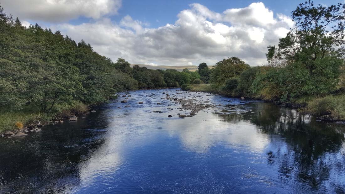 looking down the river tees