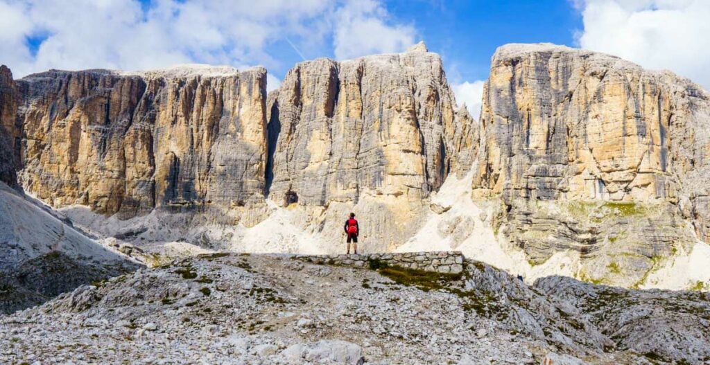 Hiking on the Sella