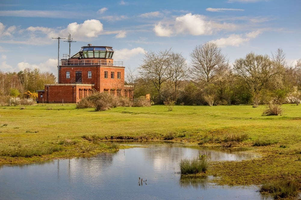 old control tower nuclear site