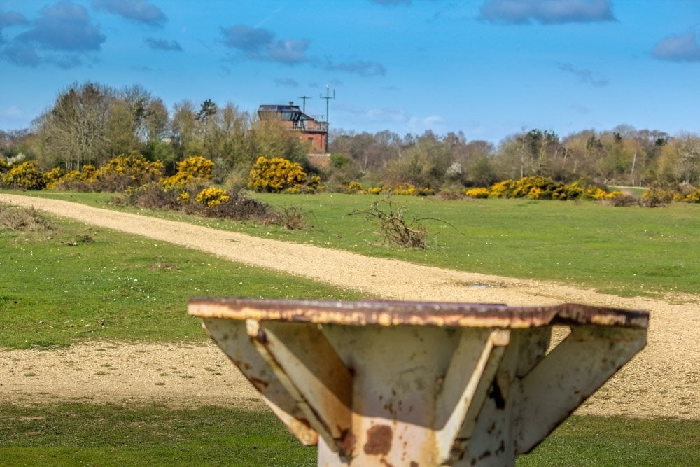 remnants of nuclear camp flag pole