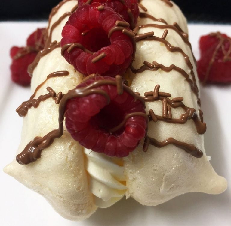 A Fruit and Chocolate Meringue Delight