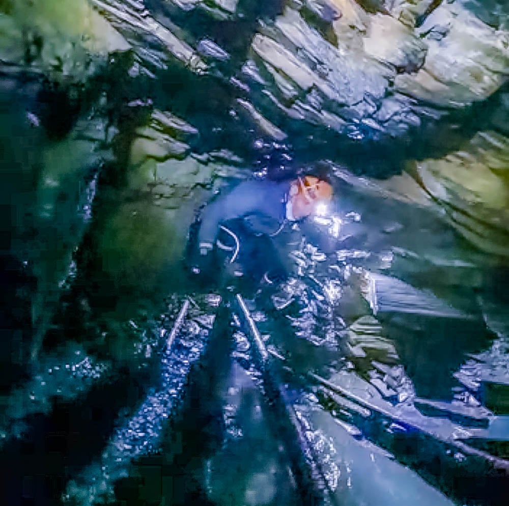 caving in snowdonia