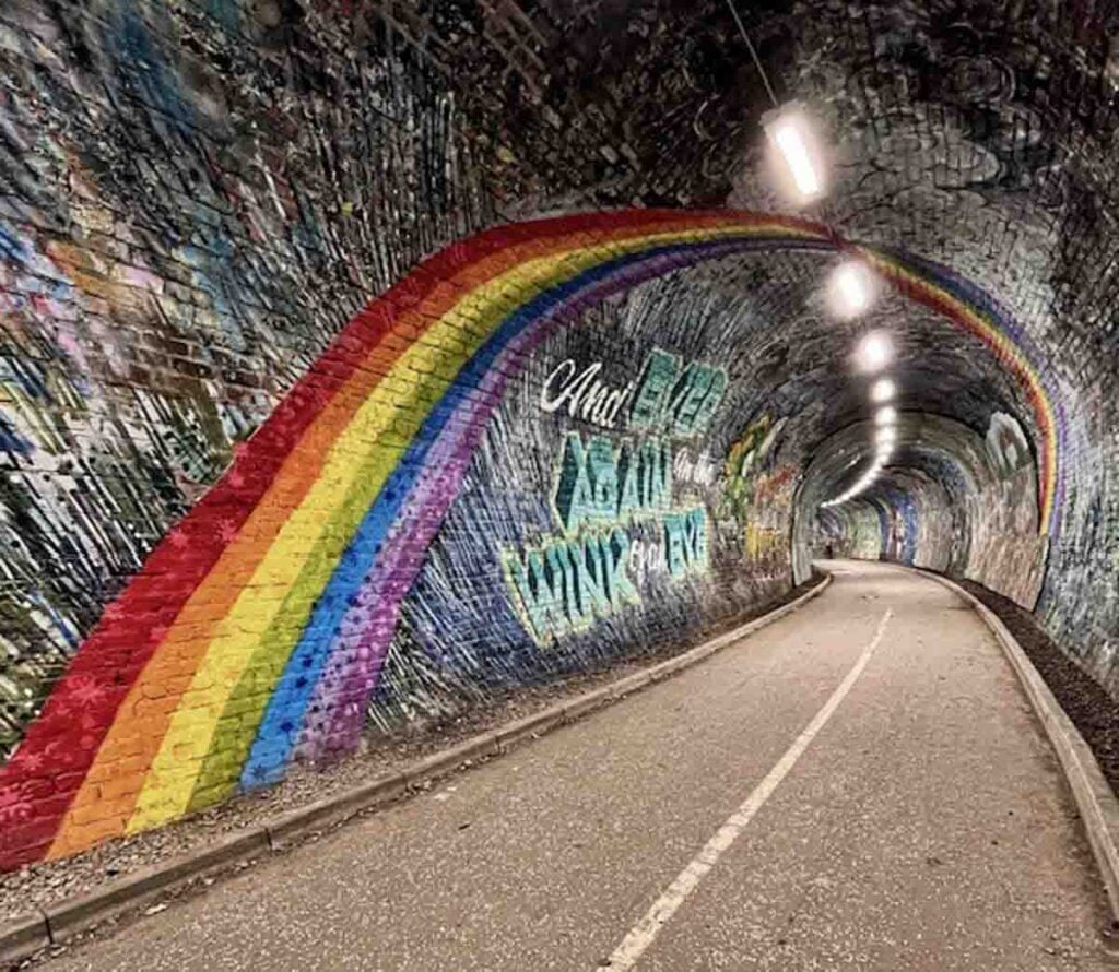 Inside Colinton Tunnel