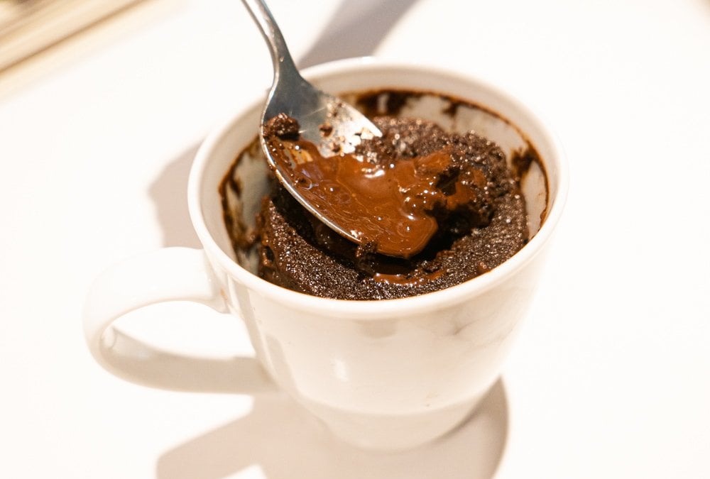 keto chocolate lava mug cake