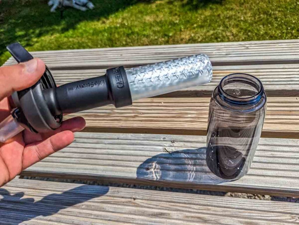 Lifestraw filter with camelbak