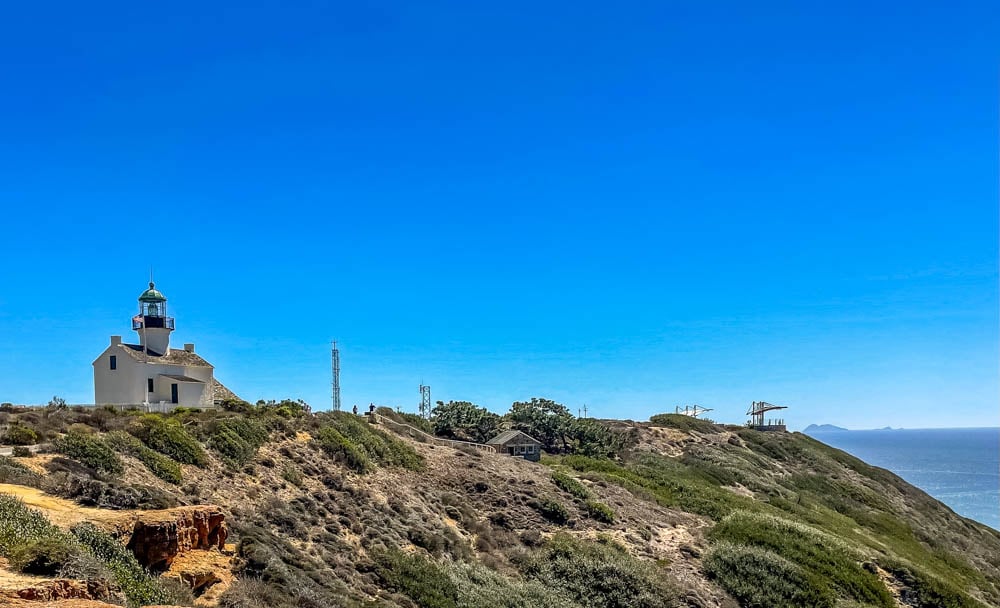 lighthouse and whale watching stations