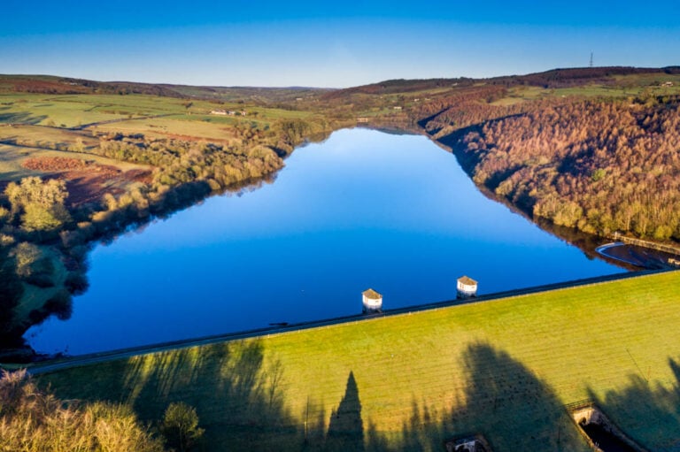 A Circular Walk Of Lindley Wood Reservoir, Yorkshire