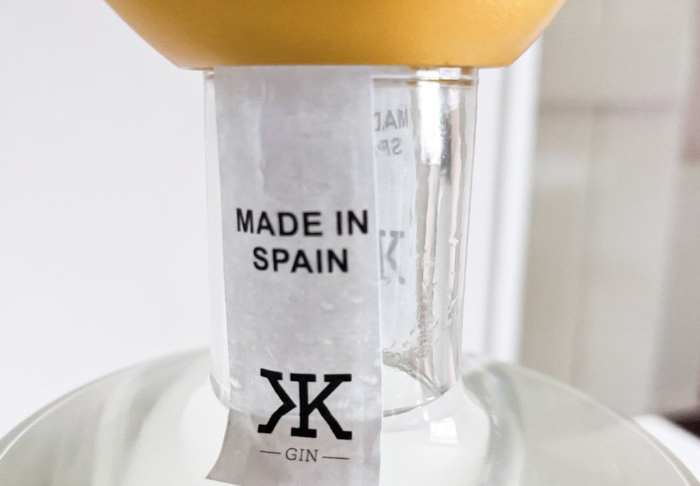 made in spain label