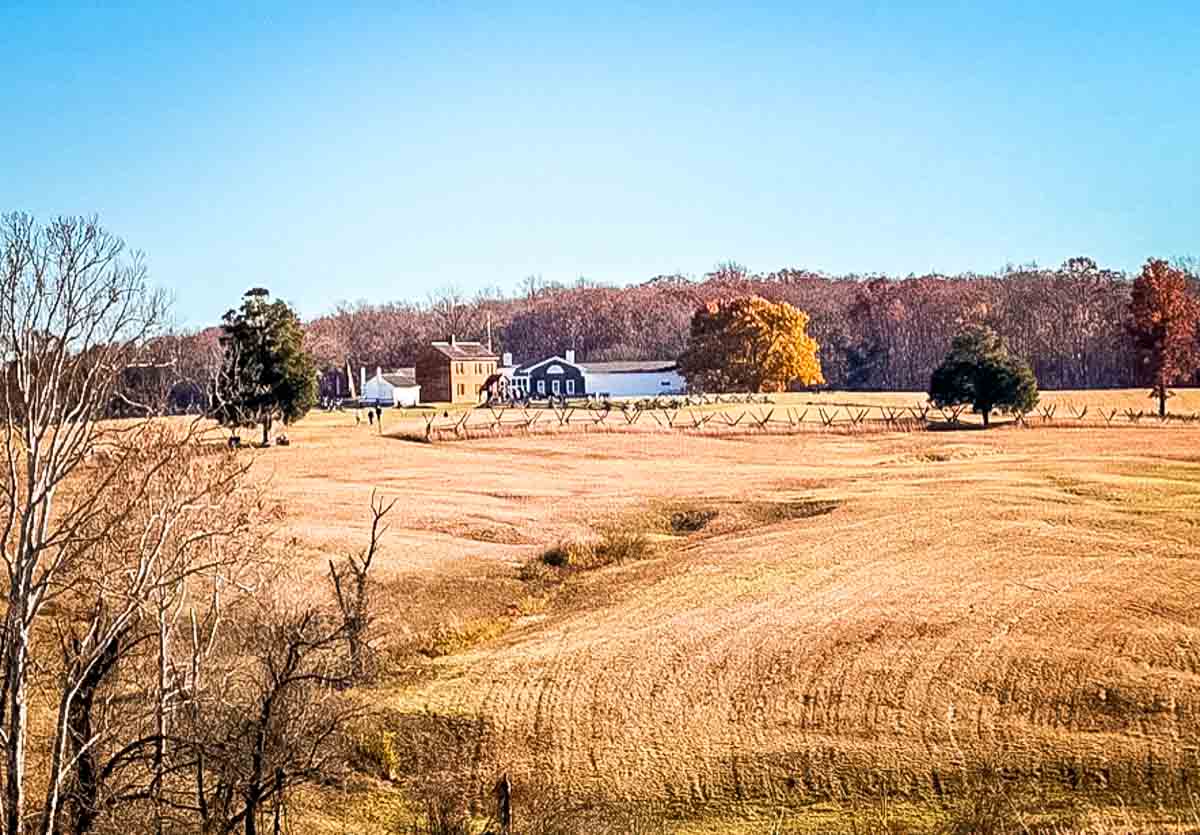 overview of the First Manassas battlefield