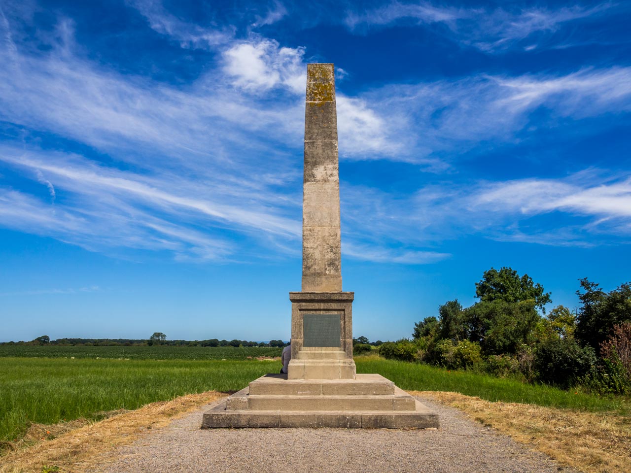 monument at Marston moor battle site