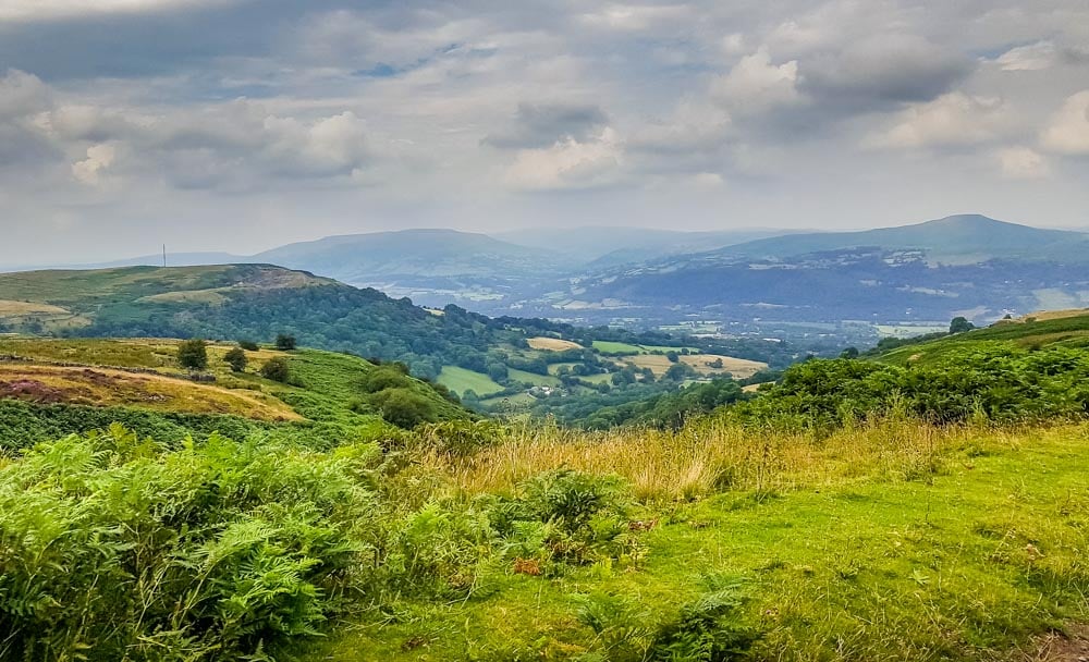 view from Pen-y-fal