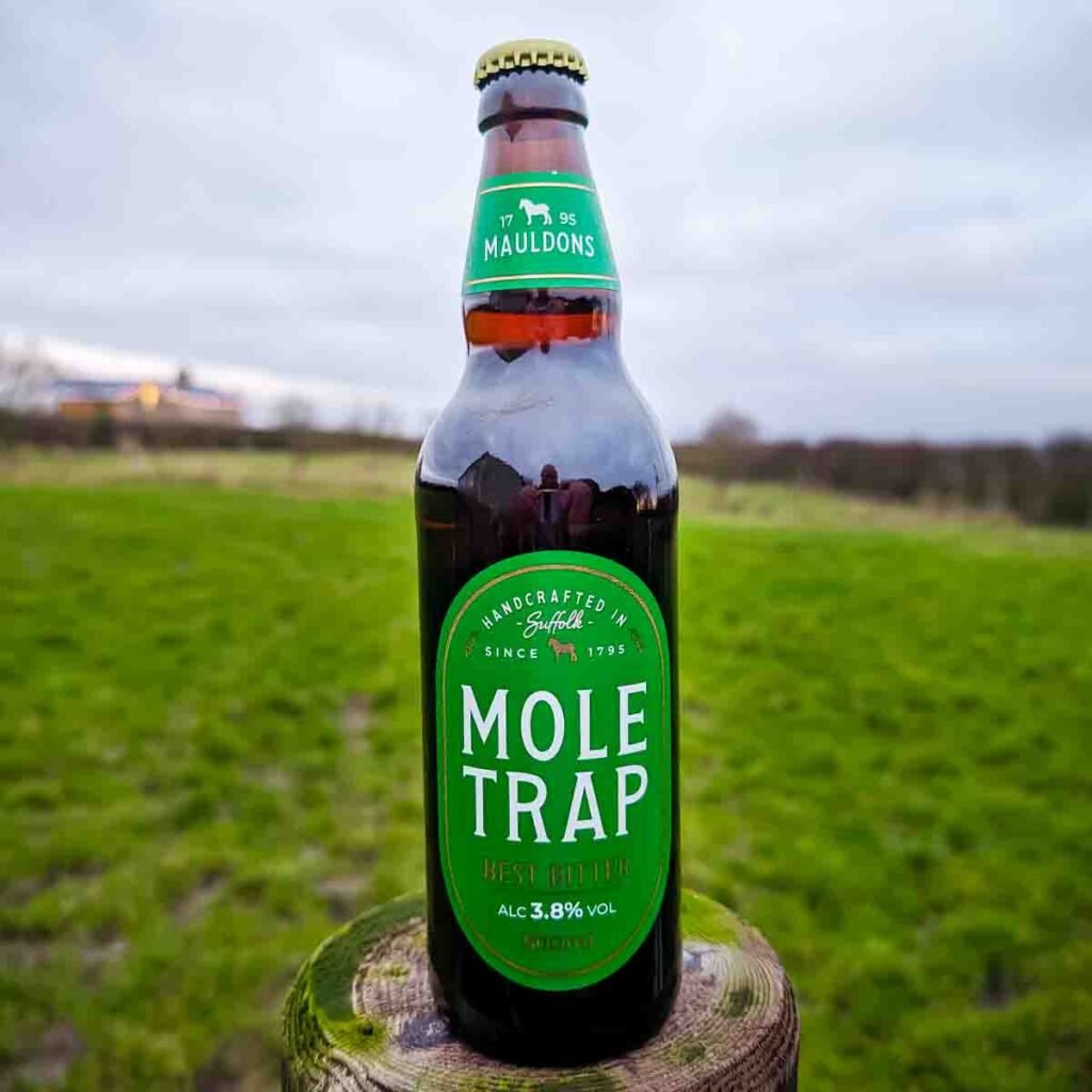 mole trap from mauldons brewery