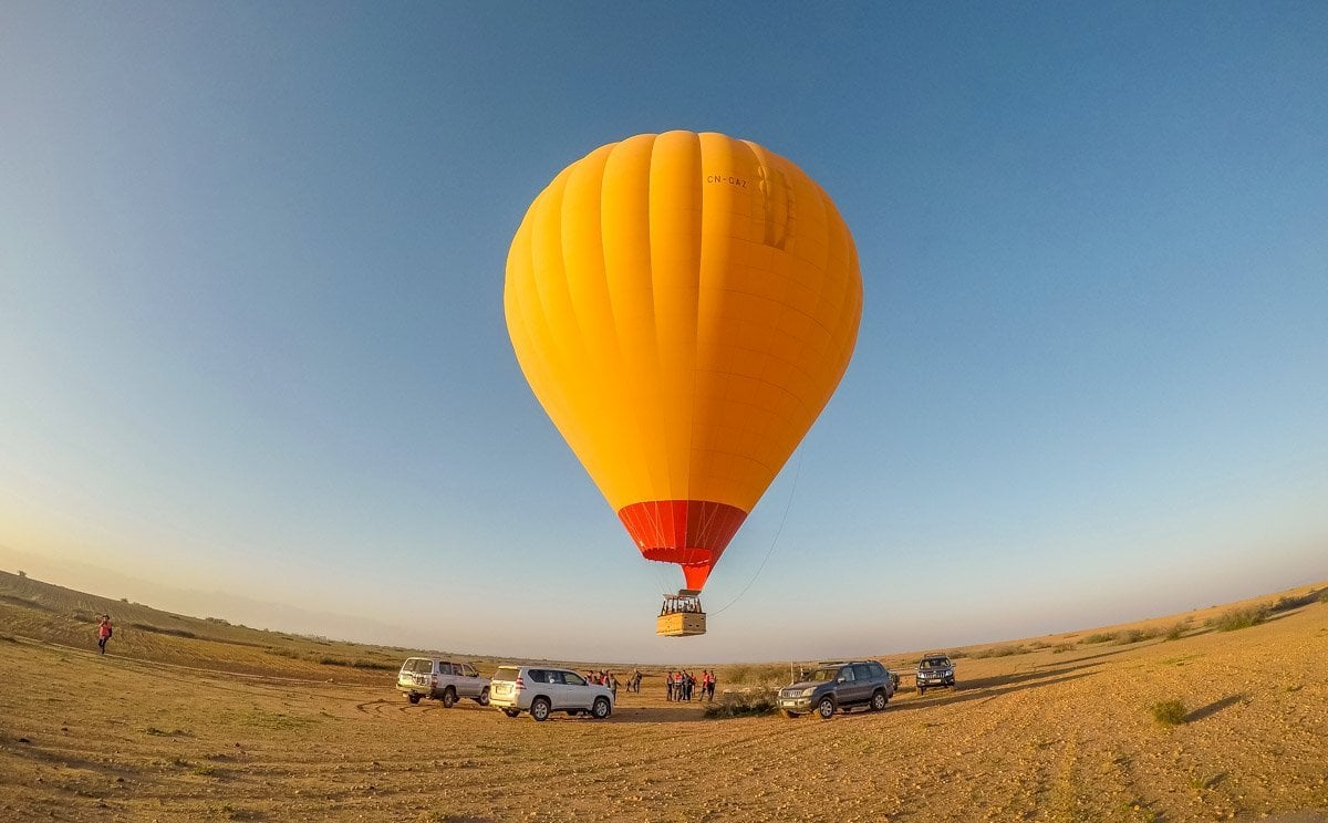 Marrakech balloon ride