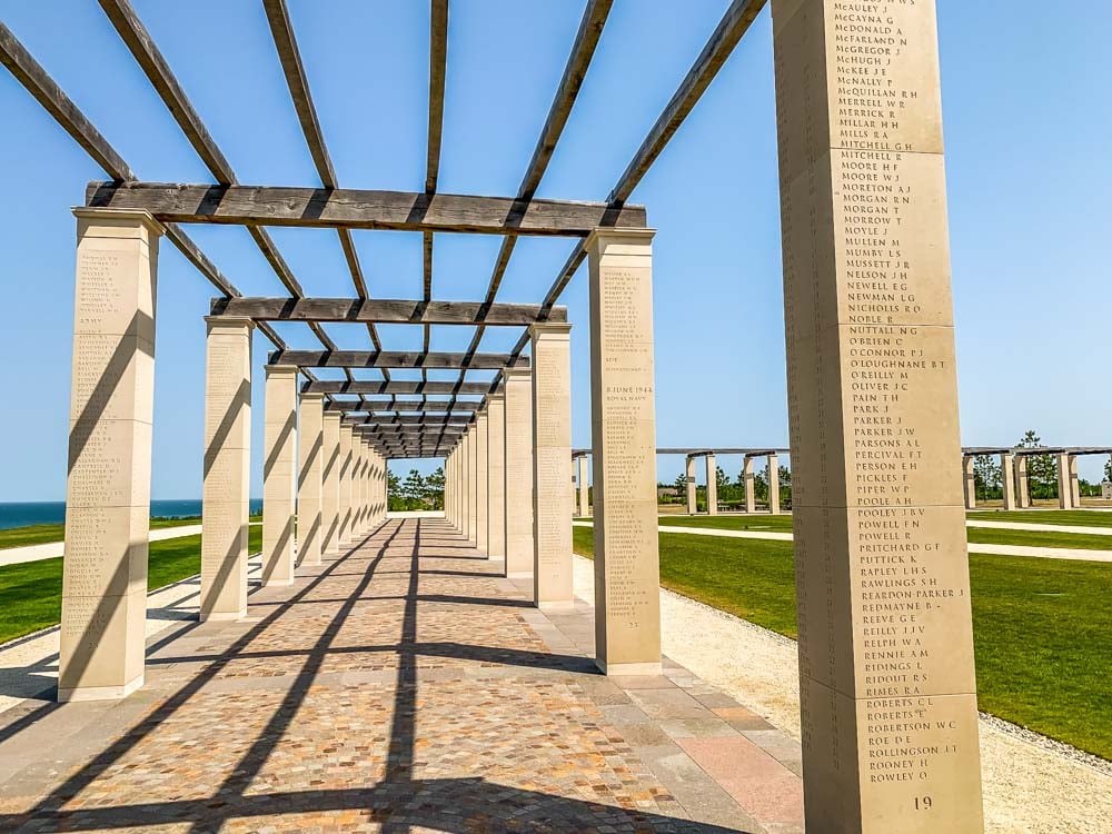 Normandy colonnade