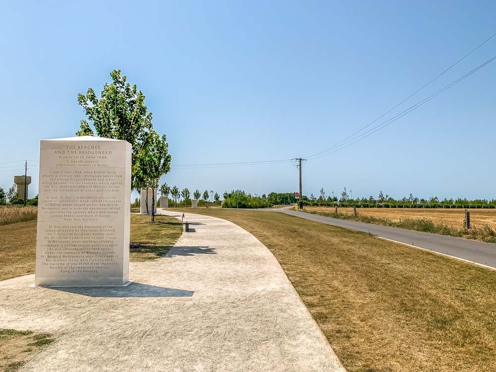 Normandy obelisks