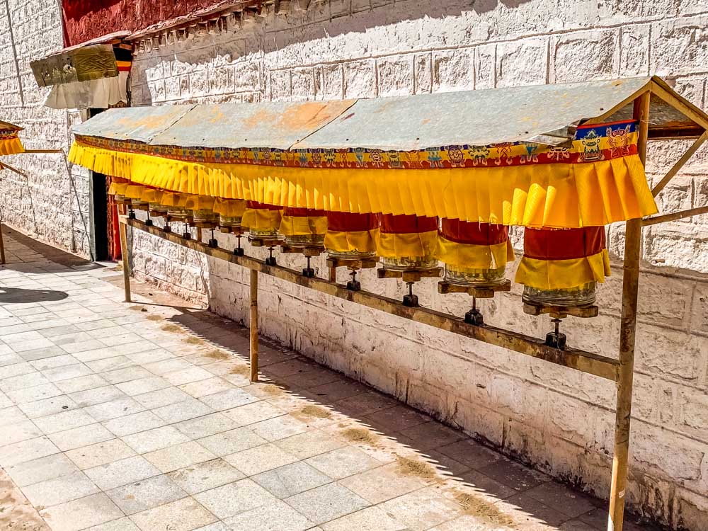 Nunnery prayer wheels