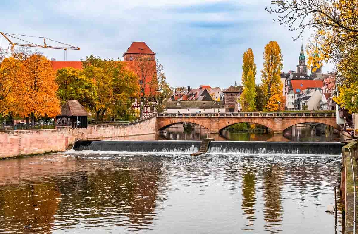 nuremberg city walls walk and city