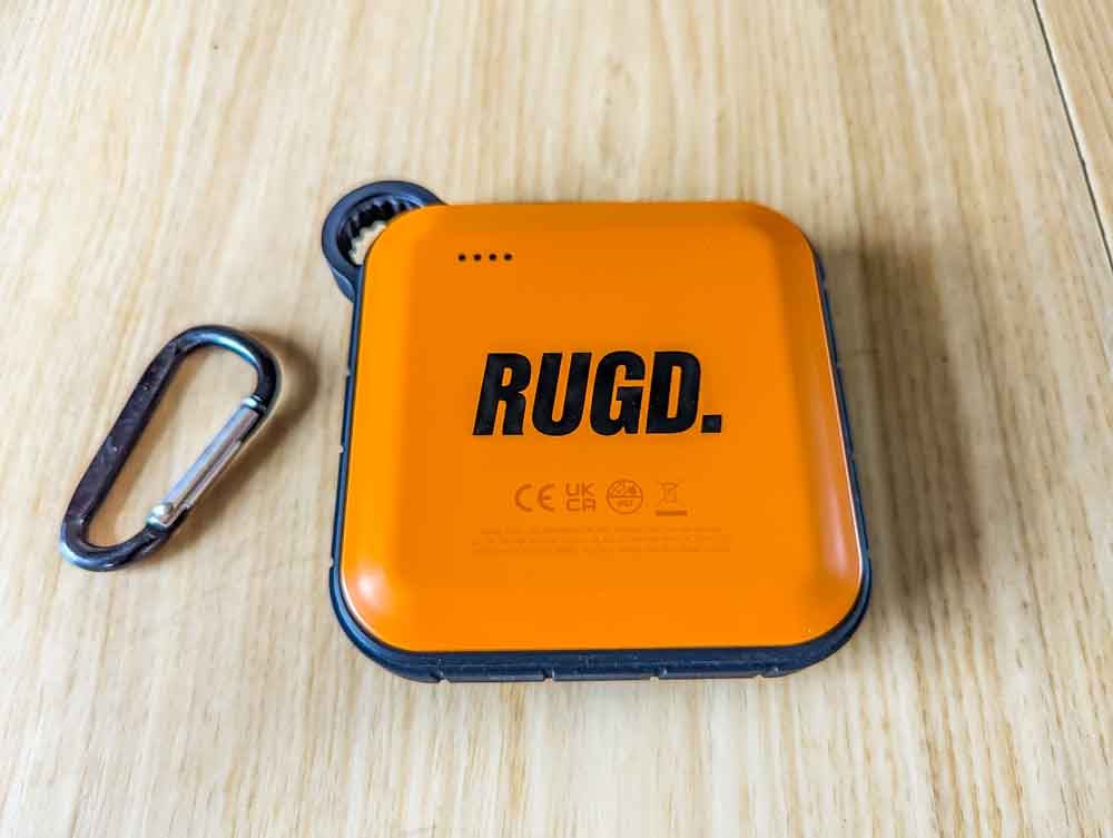 out of the box RUGD power brick