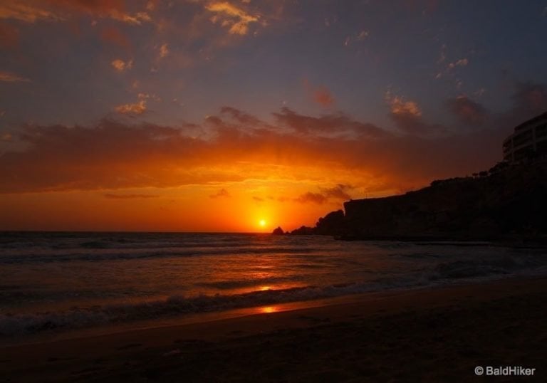 Malta: Golden Bay Beach