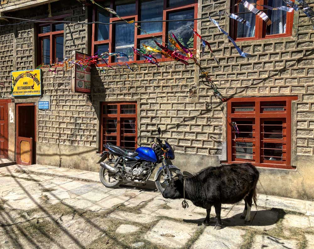 Parking in Jomsom