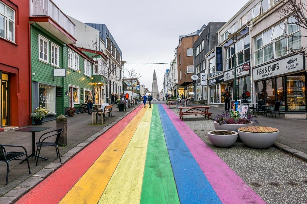 Rainbow Street Reykjavik