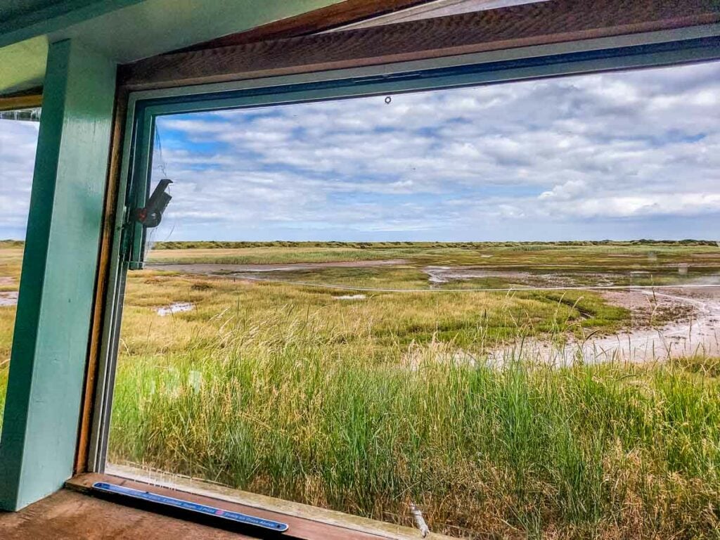 RSPB Titchwell Marsh hide