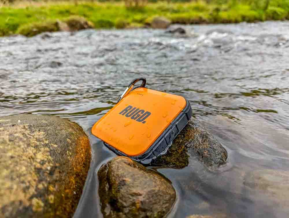 RUGD Power brick in water